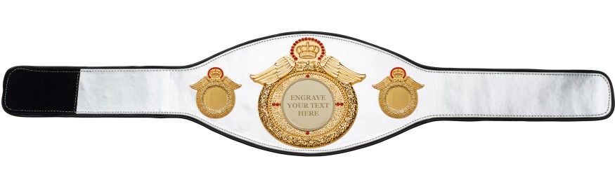 CHAMPIONSHIP BELT PROWING/G/ENGRAVE - AVAILABLE IN 6+ COLOURS